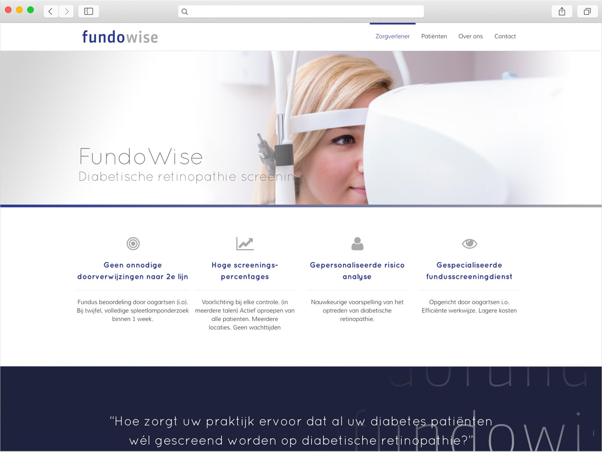 Een website voor Fundowise